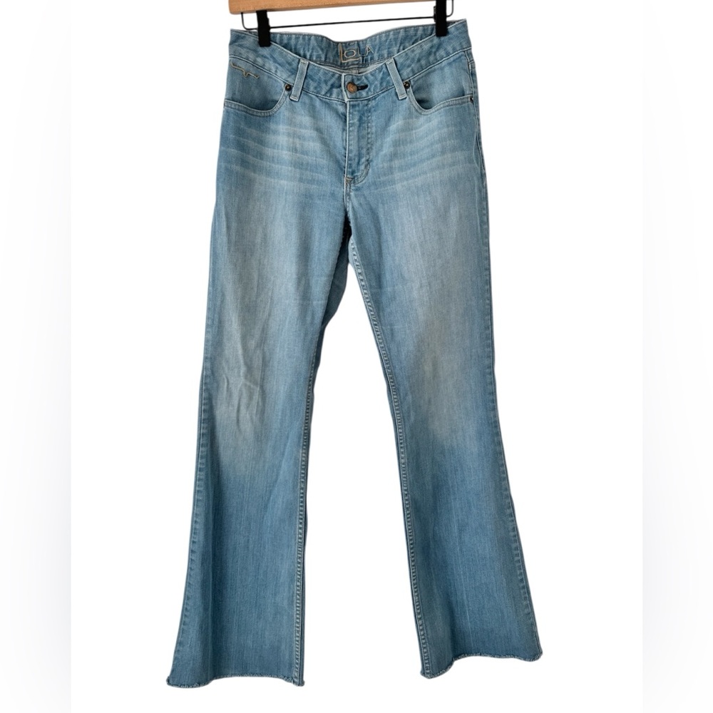 Kimes Ranch Women’s Lola Raw Hem Jeans in Light Wash - 8/34